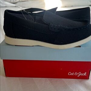 Cat & Jack Boys Navy Loafers